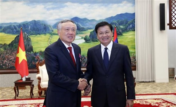 Chief Justice of Supreme People’s Court of Vietnam pays courtesy calls on Lao leaders