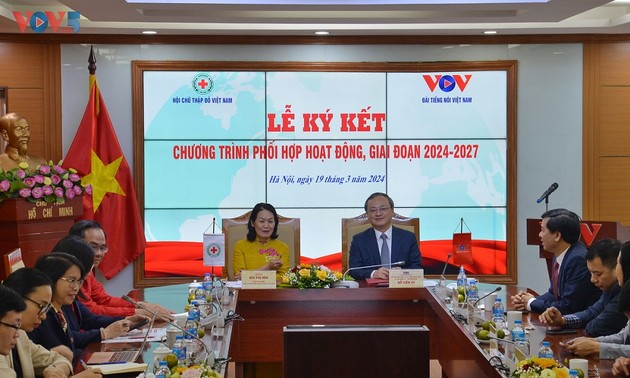 VOV, Red Cross Society sign coordination program