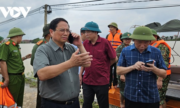 PM asks for urgent measures to cope with flooding in Bac Giang