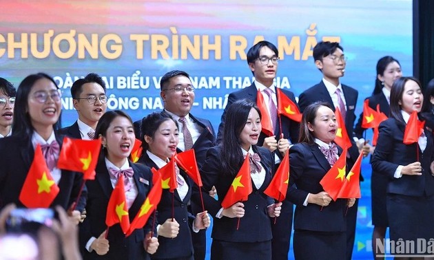 Vietnamese delegation for ASEAN-Japanese Youth Program ready to sail