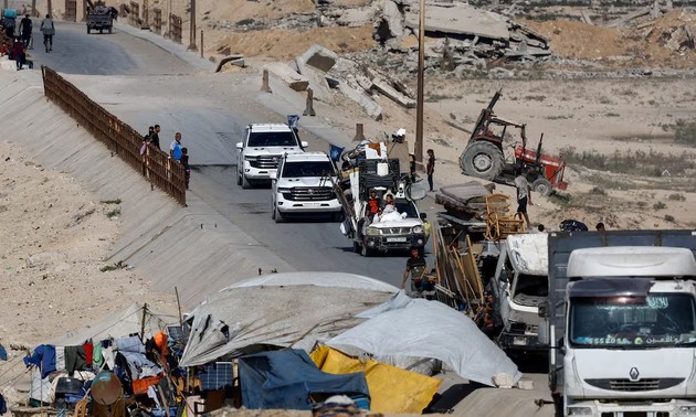 Israel agrees withdrawal line in Gaza