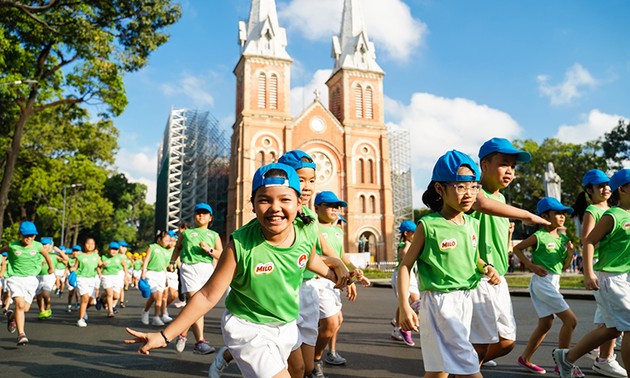 全国各地响应为全民健康奥林匹克跑步日