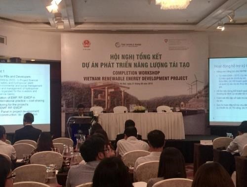 WB-funded project supports Vietnam’s renewable energy development 	