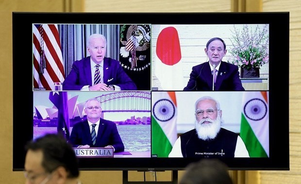 Quad leaders press for free and open Indo-Pacific