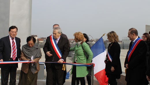 Inaugurada Plaza del Acuerdo de París en Francia   