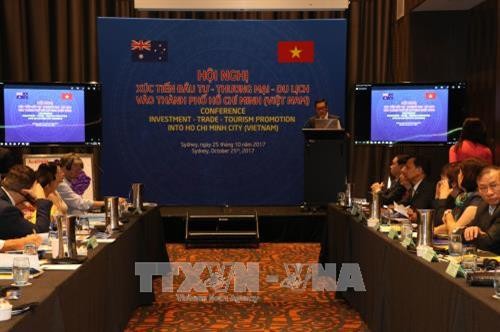 Conferencia de promoción inversionista, comercial y turística de Ciudad Ho Chi Minh en Australia
