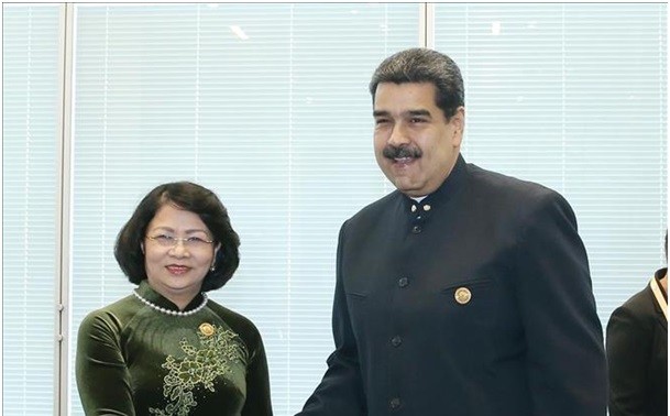 Vicepresidenta de Vietnam reitera apoyo al Gobierno constitucional de Venezuela