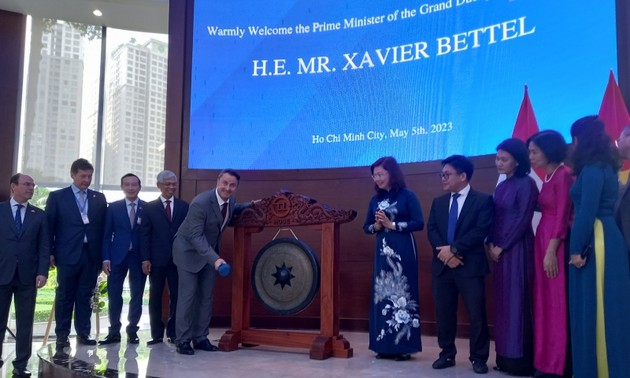 Actividades del primer ministro de Luxemburgo en Ciudad Ho Chi Minh