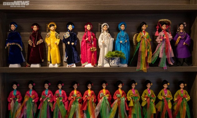Artista vietnamita promueve la identidad cultural nacional a través de las muñecas 