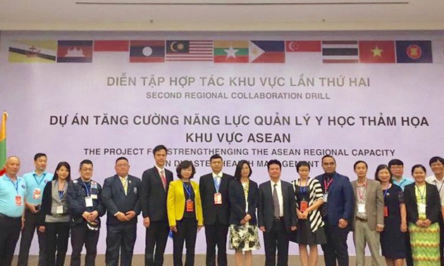 การฝึกซ้อมรับมือภัยพิบัตินานาชาติของหน่วยงานสาธารณสุขเวียดนาม