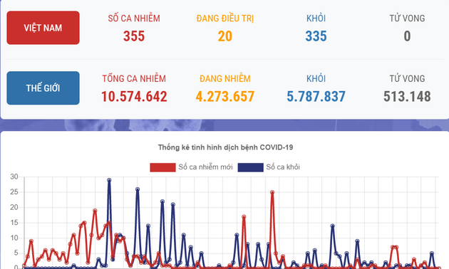 Vietnam’s COVID-19 cases remain at 355 