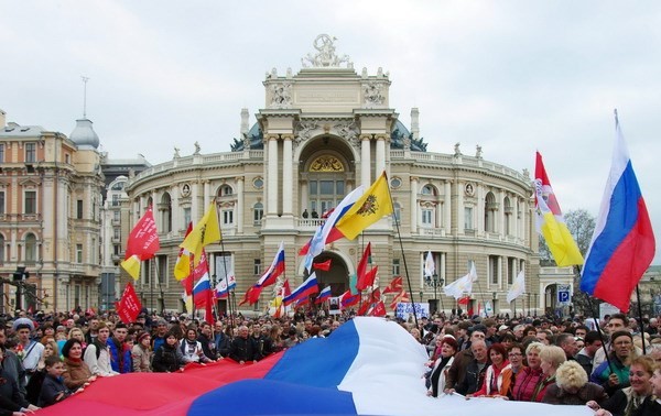 Lage der Demonstrationen im Osten der Ukraine ist weiterhin kompliziert