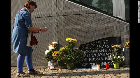 Gedenkfeier zum Jahrestag des Abschusses von MH17