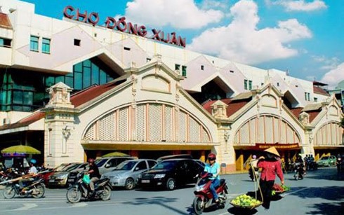 Der Dong Xuan-Markt, der erste Markt in Hanoi