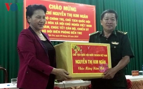Neujahrsfest: Parlamentspräsidentin Nguyen Thi Kim Ngan besucht Provinz Ben Tre