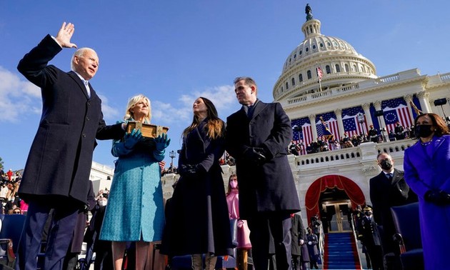 Vereidigung: US-Präsident Joe Biden sendet Botschaft zur Solidarität