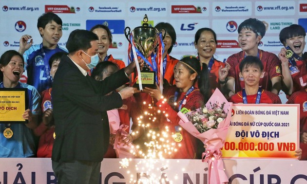 Frauenfußballmannschaft von Ho Chi Minh Stadt verteidigt den Championtitel des Nationalpokals