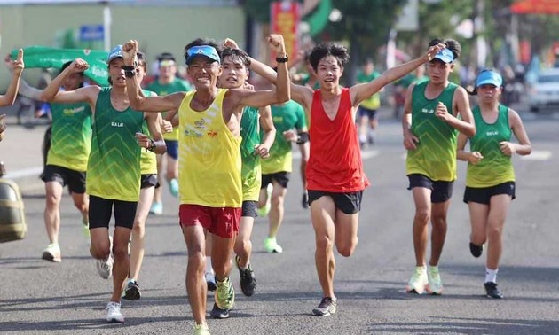 Marathonlauf „Gelände der Lotusblumen in Dong Thap 2022” 