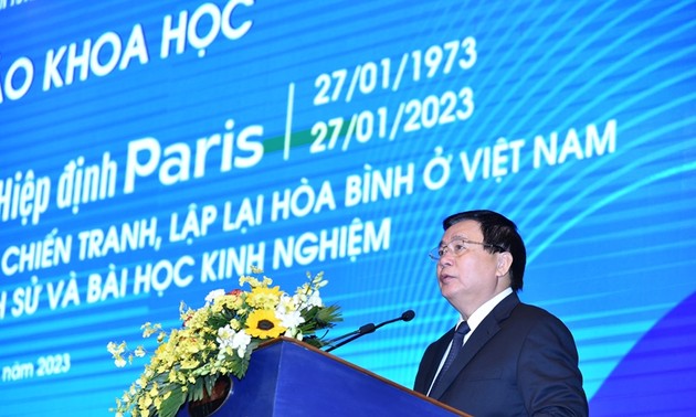 Seminar über 50 Jahre des Pariser Abkommens in Hanoi 