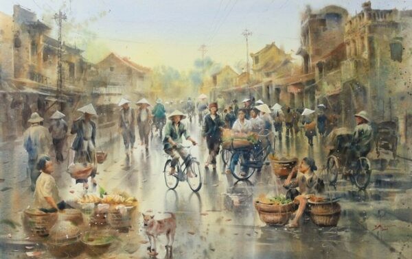 “Hanoi in mir” – Ausstellung für Aquarellbilder 