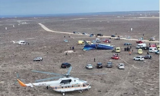 Russlands Präsident entschuldigt sich nach Flugzeugabsturz Aserbaidschans