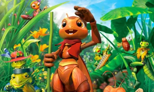 Verfilmung des Buchs  „Abenteuer und Heldentaten des ruhmreichen Grashüpfers Men”  