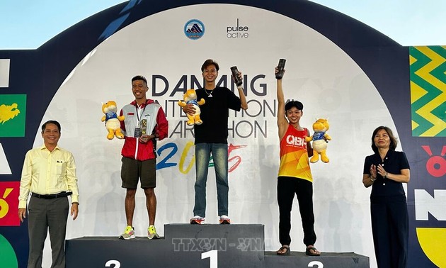 Vietnams Sportler gewinnt den internationalen Marathon in Da Nang