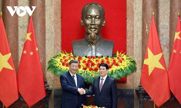 Staatspräsident Luong Cuong führt Gespräch mit Chinas Partei- und Staatschef Xi Jinping