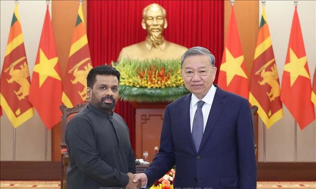 KPV-Generalsekretär To Lam empfängt Sri Lankas Präsident