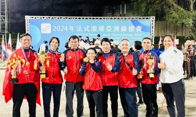 Vietnams Petanque-Mannschaft gewinnt zwei Startplätze für World Games 2025