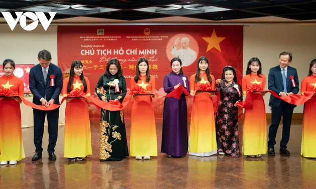 Ausstellung über Präsident Ho Chi Minh in Fukuoka
