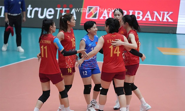 Vietnams Frauen-Volleyballmannschaft kommt ins Halbfinale von VTV Cup 2025