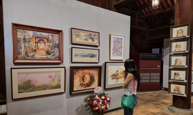 „Verbindung“: Ausstellung für aquarelle Gemälde 