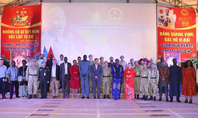 Friedenstruppe Vietnams feiert den 80. Nationalfeiertag in Abyei