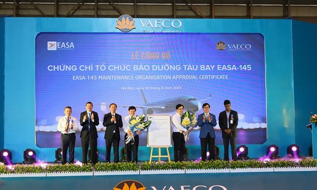 Vietnamese company wins EU aircraft maintenance certificate