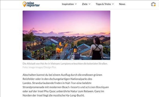 Vietnam among 10 best destinations for Germans to escape winter: news site  ​