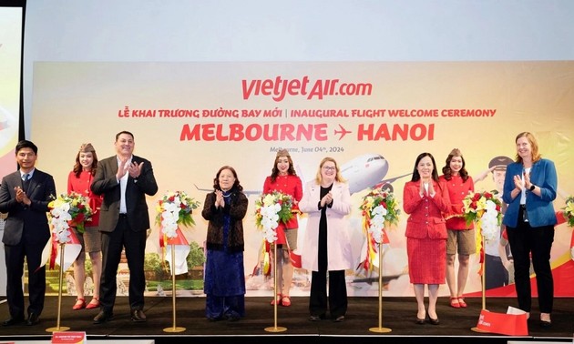 Vietjet opens Hanoi-Melbourne route