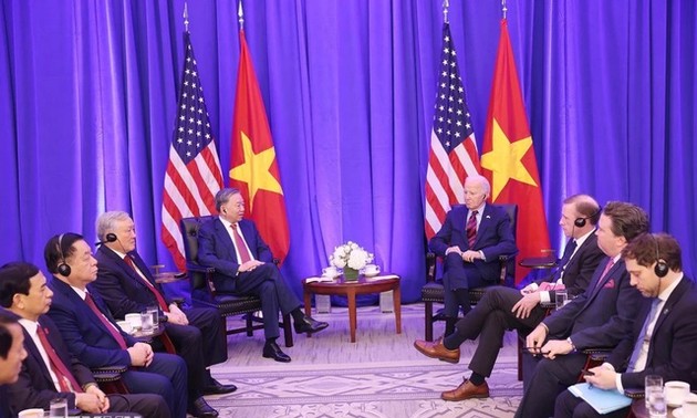 Vietnam’s top leader meets US President