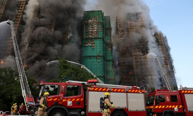 Hong Kong fire kills 44, hundreds missing as police blame ‘gross negligence’