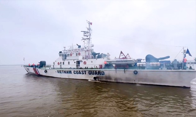 Coast Guard Ship sets sail to protect national waters during Lunar New Year