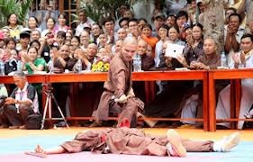 Straßenfest beim internationalen Festival des vietnamesischen Kungfus 