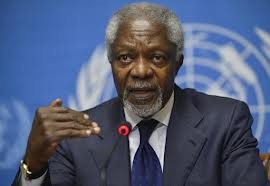 Kofi Annan gibt Amt als Syrien-Sondergesandter auf