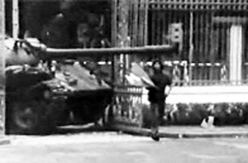 Historische Fotos beim Siegestag