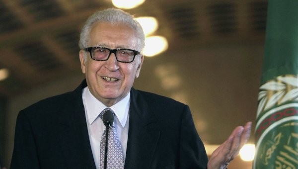 Syrien-Sonderbeauftragte der Uno, Lahdar Brahimi besucht Syrien