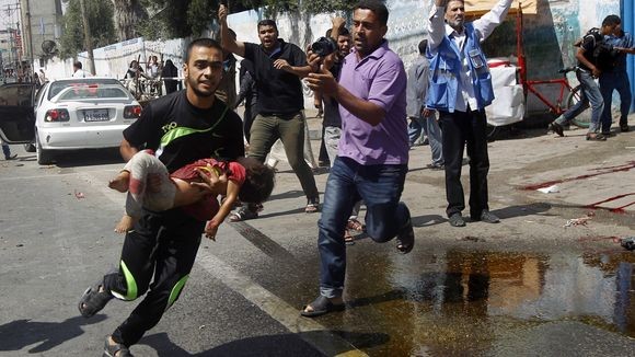 Israel beschießt UN-Schule im Gazastreifen