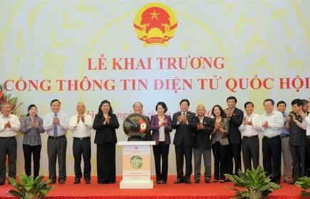 Veröffentlichung des Internetportals des vietnamesischen Parlaments