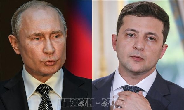 Präsidenten Russlands und der Ukraine diskutierten über Friedendialoge