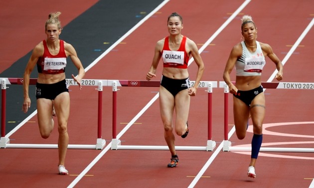 Quach Thi Lan kämpft um Teilnahme am Final der 400m-Hürden der Frauen