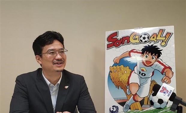 Japanisches Bilderbuch über vietnamesischen Fußball in Vietnam veröffentlicht