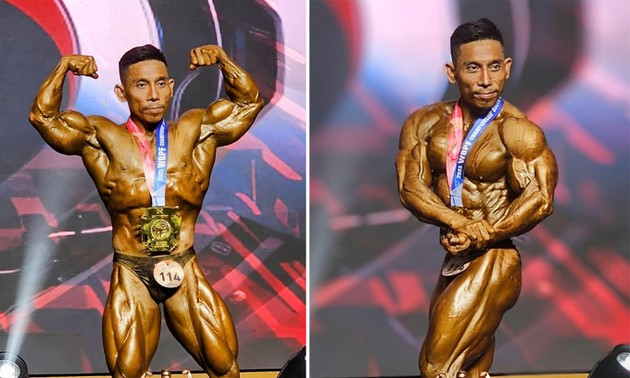 Pham Van Mach ist Bodybuilder-Weltmeister im Alter von 47